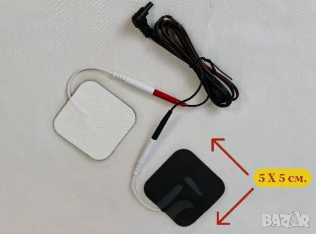 2 варианта Гел лепенки Пластири Електроди за електростимулатор EMS - TENS - MASSAGE, снимка 2 - Масажори - 48010475