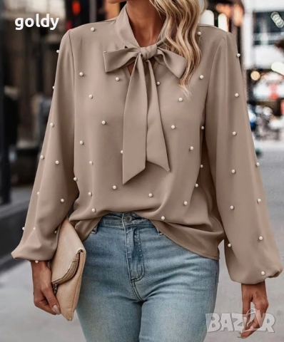 Дамска риза с перли