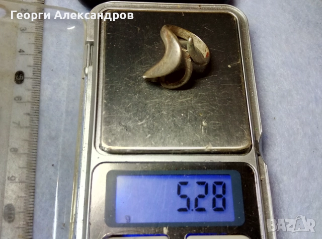 Арт НУВО стил СРЕБЪРЕН Пръстен СРЕБРО 925 Майсторска ръчна художествена изработка, снимка 7 - Пръстени - 52338684