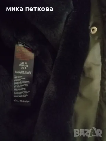 Яке, цвят каки с качулка и мека подплата, снимка 3 - Якета - 48207516