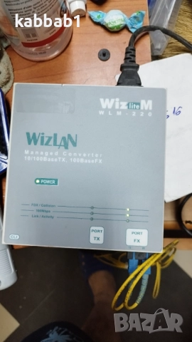 Wizlan - WLM-220 преобразувател на оптичен сигнал - влакна - конвертор, снимка 11 - Други - 52997154