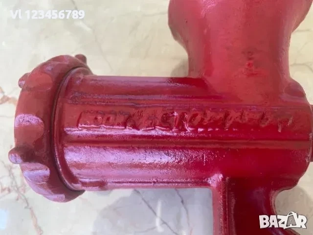 Месомелачка чугунена (България) -Истинска, снимка 3 - Месомелачки - 52267540