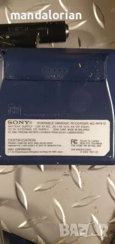 Sony MD Minidisc Player Recorder MZ-NF610 - Type-S FM Radio W Remote, снимка 3 - MP3 и MP4 плеъри - 48965260