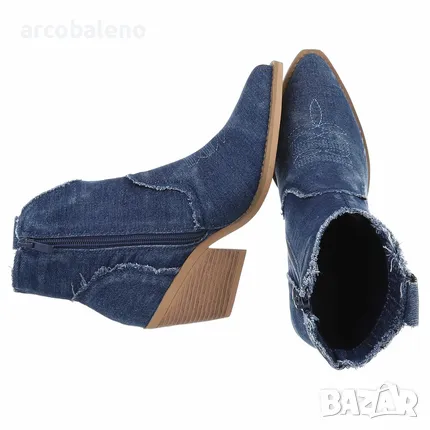 Дамски западни и байкърски ботуши, 3цвята , снимка 3 - Дамски ботуши - 49399498