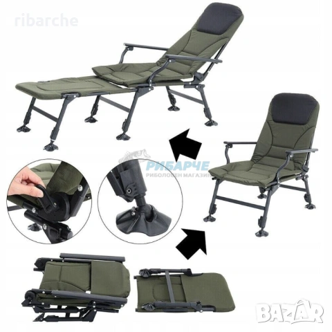 Шаранджийски Стол Легло PENAX CARP COMFORT - 150 kg, снимка 3 - Екипировка - 53478291