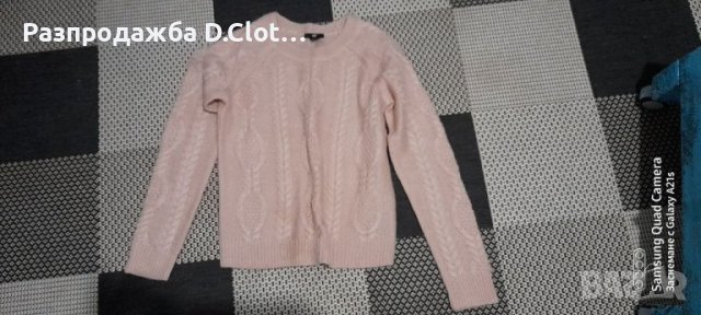Розов пуловер S размер, снимка 6 - Блузи с дълъг ръкав и пуловери - 34469107