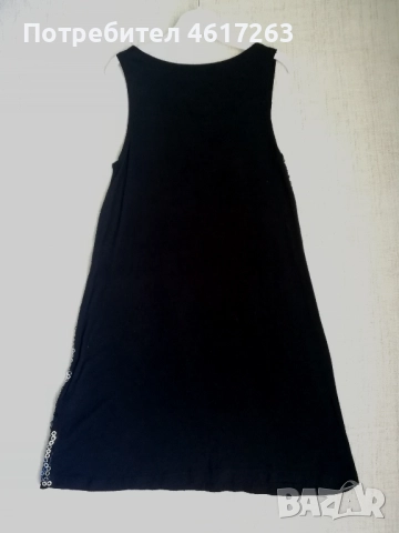 Рокля H&M с пайети 10-12г, 146-152см, снимка 4 - Детски рокли и поли - 52285280