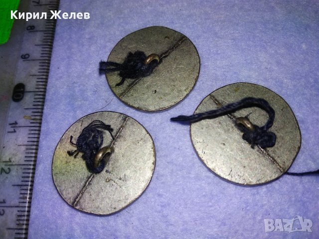 ТРИ СТАРИ ПОСРЕБРЕНИ ЕМАЙЛИРАНИ ВИНТИДЖ МЕТАЛНИ КОЛЕКЦИОНЕРСКИ КОПЧЕТА 26136, снимка 3 - Колекции - 43552840