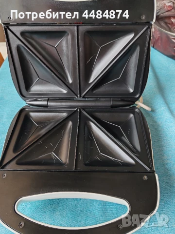 Тостер за сандвичи , снимка 2 - Тостери - 50527478