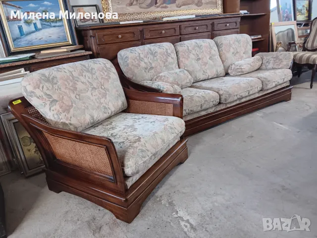 Холна гарнитура - диван тройка и фотьойл 