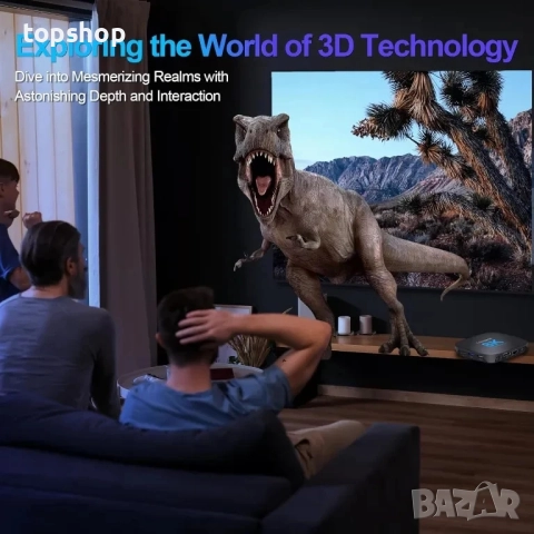 Android TV Box 13.0 2GB / 16GB Поддръжка на 8K 2.4G 5.0G WiFi TV Box Android 2023 RK3528 Чипсет..., снимка 8 - Плейъри, домашно кино, прожектори - 51598448