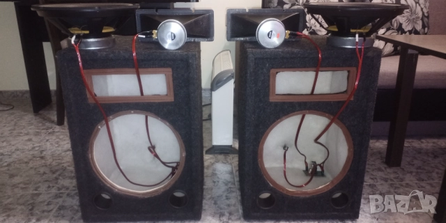 Тонколони 12 инча 250W с хорни Обертон, снимка 4 - Тонколони - 52636294