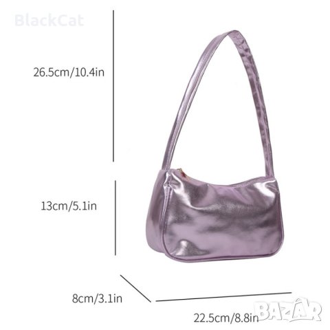 Сребриста Чанта, снимка 2 - Чанти - 43095443