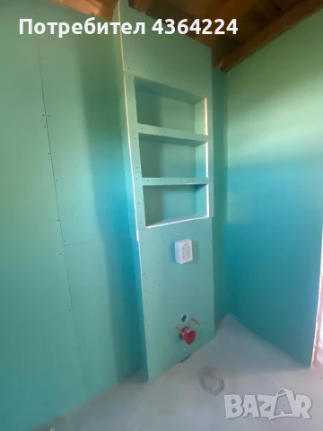 Строително монтажни работи с гипскартон стени и тавани,полагане на ламинат, снимка 5 - Монтажи - 48760478