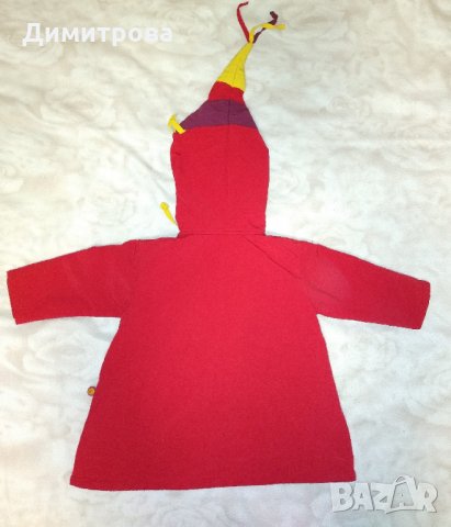 Яке за момиче на 1,5г. (86 см) + подарък шал, снимка 4 - Бебешки якета и елеци - 27910324
