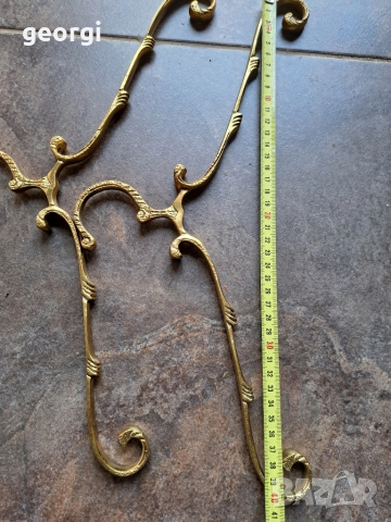 бронзови закачалки за дрехи 28/2, снимка 9 - Закачалки - 51853639