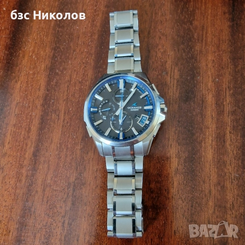 Casio Oceanus OCW-G2000-1AJF GPS,Bluetooth,Sapphire Cristal., снимка 4 - Мъжки - 52670141