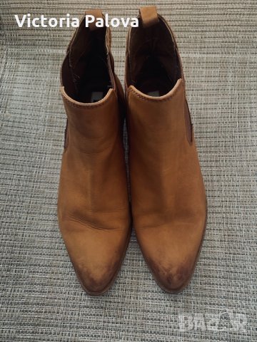 Модерни боти челси BOXX  естествена кожа Германия, снимка 5 - Дамски боти - 32252841