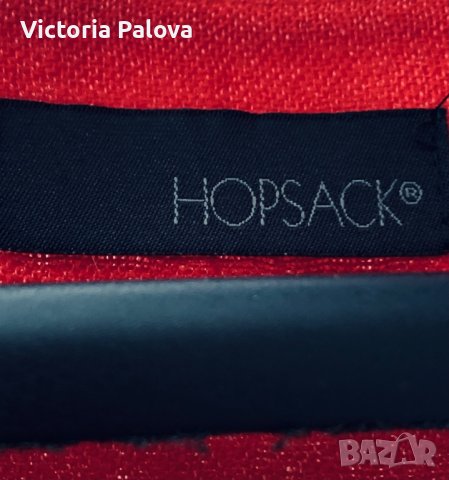 Широка ленена блуза HOPSACK Германия, снимка 3 - Корсети, бюстиета, топове - 43744197