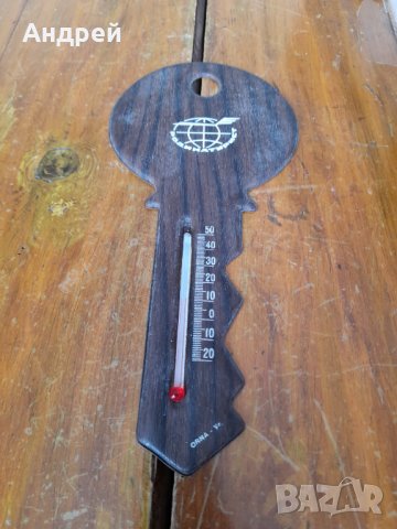 Стар сувенирен термометър Родинатурист, снимка 1 - Антикварни и старинни предмети - 32509669