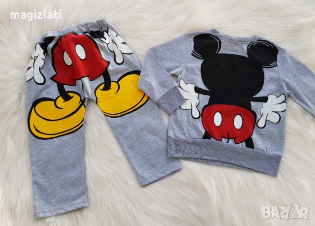 Детски екип Мики Маус 3-4 години - НОВ, снимка 3 - Детски комплекти - 27890505