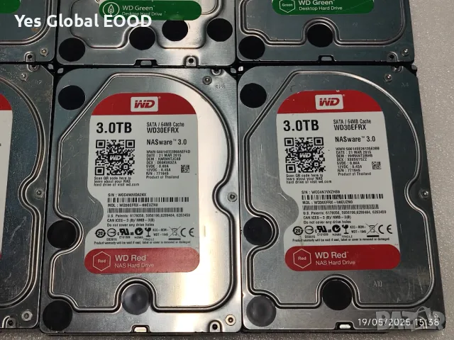 WD / HGST HDD 3.5 3TB - Твърди дискове / Хард диск / DVR - NVR, снимка 4 - Твърди дискове - 49858209