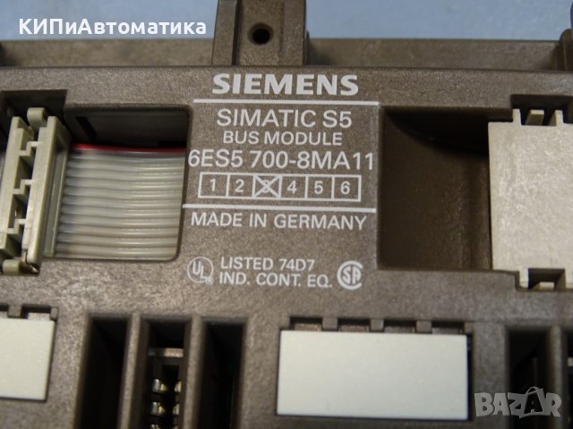 блок конекторен Siemens 6ES5 700-8MA11 Simatic S5 Bus Module, снимка 4 - Резервни части за машини - 36936775