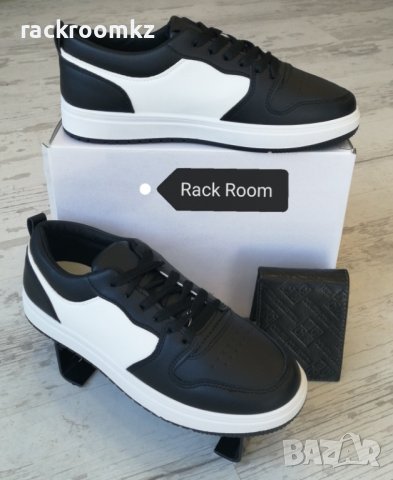 Мъжки кецове в черно и бяло 2105-3 black/white