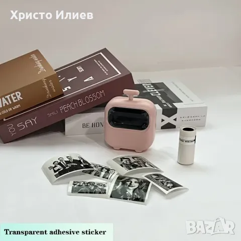 Мини термо принтер детски принтер с мигащи очи 3 цвята, снимка 5 - Други - 50083916
