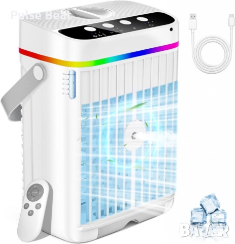 Интелигентен мини климатик 4 в 1 – мобилно охлаждане без компромис: без маркучи, без монтаж