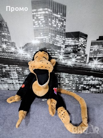 Плюшена маймуна издава звуци като истинска, снимка 3 - Плюшени играчки - 43699716