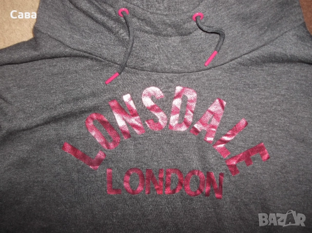 Суичър LONSDALE  дамски,ХЛ-2ХЛ, снимка 2 - Суичъри - 52683815