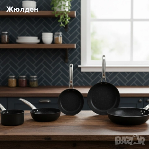 Мраморни тигани. VOLTZ, снимка 3 - Съдове за готвене - 52553858