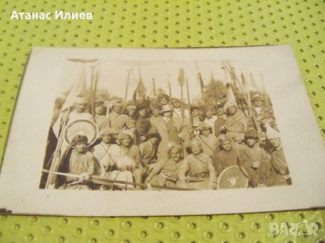 Снимка от август 1935г. на участниците в заснемането на филма "Михаил Строгов", снимка 6 - Други ценни предмети - 34793850