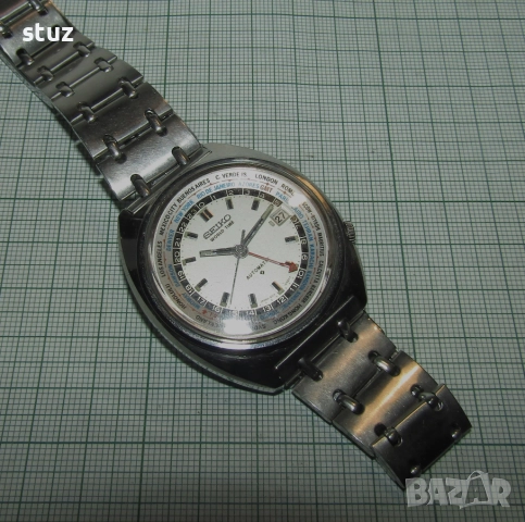 Мъжки часовник Seiko World Time, снимка 3 - Мъжки - 52617303