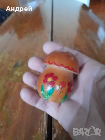 Стара дървена солница #2, снимка 2 - Антикварни и старинни предмети - 48239187