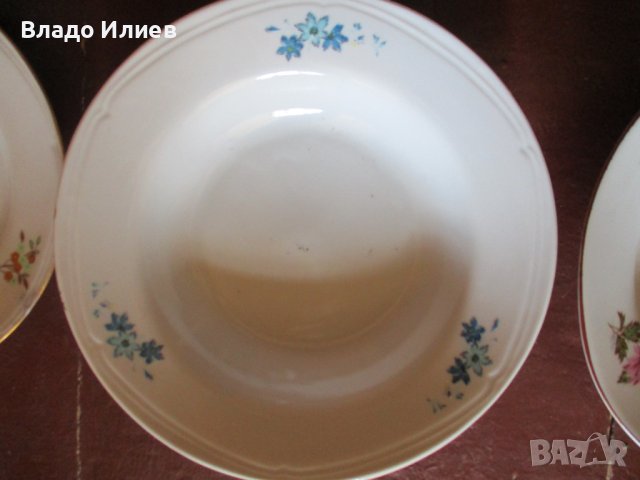 Чинии порцеланови различни видове в добро състояние, снимка 5 - Чинии - 37958926