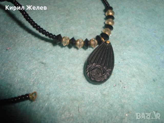 СТАРО МЪНИСТЕНО РЕТРО КОЛИЕ МЕДАЛЬОН ВИНТИДЖ ГЕРДАНЧЕ РЪЧНА ИЗРАБОТКА 25510, снимка 3 - Антикварни и старинни предмети - 35527331