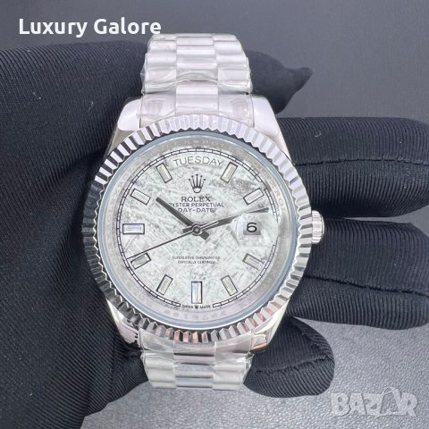 Унисекс часовник Rolex Oyster Perpetual Day-Date с автоматичен механизъм