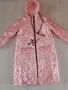 Розово дълго яке Л-ХЛ, снимка 4