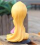 Рапунцел Rapunzel дълга коса голяма на стойка фигурка за украса на торта и игра pvc пластмаса, снимка 3
