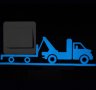 Камион светещ флуоресцентен неонов стикер за контакт ключ на лампа копчето, снимка 1 - Други - 27444718