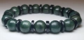 Унисекс гривна от средно зелен джейд с произход Бирма! Нова!, снимка 3