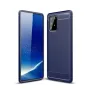 Samsung Galaxy A91/S10 Lite Удароустойчив Carbon Fiber Калъф и Протектор, снимка 3