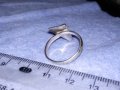 СТИЛЕН ДИЗАЙНЕРСКИ МОДЕН СРЕБЪРЕН АРТ ПРЪСТЕН ВИСОКА ПРОБА СРЕБРО с ЩЕМПЕЛ на АВТОРА 36621, снимка 6