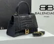 Луксозна Черна чанта Balenciaga код BR-S430, снимка 2