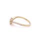 Златен дамски пръстен 1,77гр. размер:56 14кр. проба:585 модел:21883-6, снимка 3
