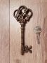 Голям чугунен ключ, 15см, снимка 2