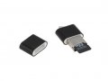Cardreader Четец на карти Digital One SP00166 SY-T62 mini за MicroSD карти на USB черен, снимка 1 - Друга електроника - 32316852