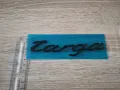 Porsche Targa черен гланц надпис емблема, снимка 3